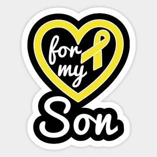 Sarcoma Cancer Shirt for Son Ribbon Awareness Products Sticker